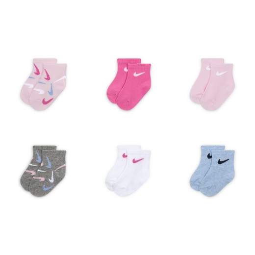 NIKE SWOOSHFETTI 6PK ANKLE SOCKS