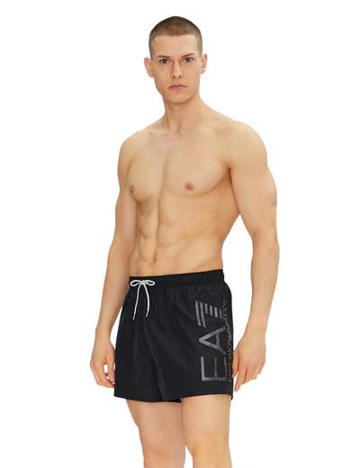 EA7 WATER SPORT BW M OVERSIZE LOGO BOXER