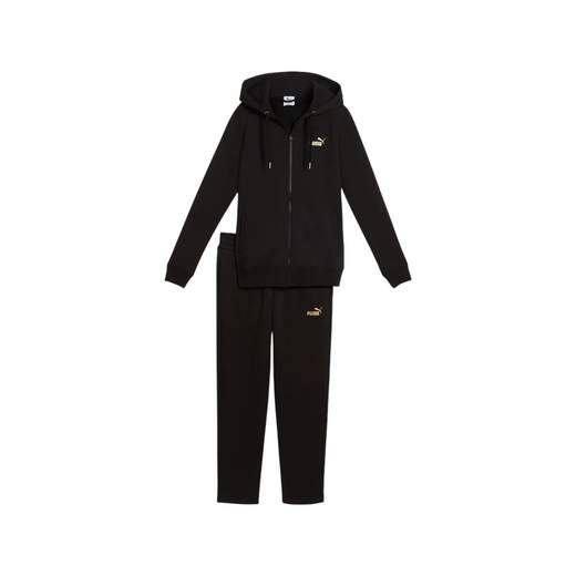 METALLIC HOODED SWEAT SUIT