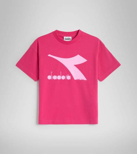 JU.T-SHIRT SS BL RAIMBOW