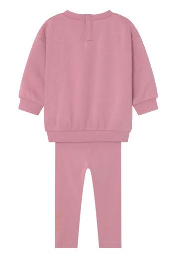 METALLIC SWOOSH CREW & JOGGER