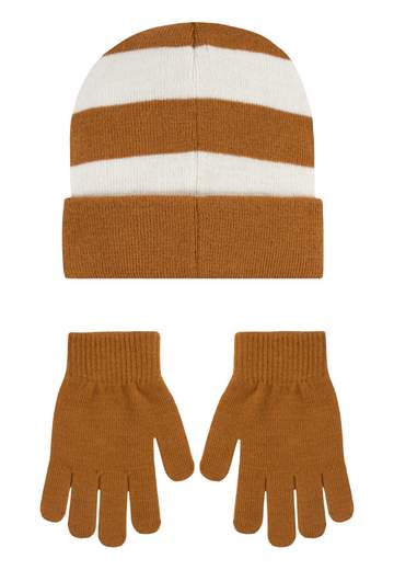 CHUNKY STRIPE APEX BEANIE