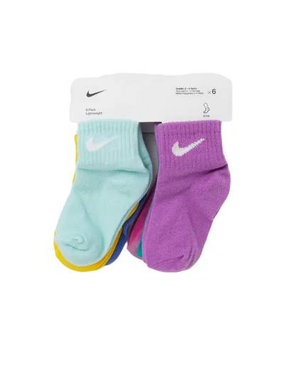 SWOOSH 6PK INFANT ANKLE SOCK