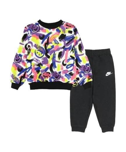 NIKE B NSW EY AOP CREW SET
