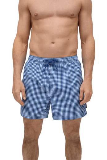 YSABEL MORA COSTUME UOMO QUADRETTI BLU