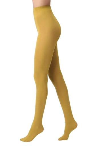 OROBLU COLLANT COPRENTE 50 DEN SENAPE