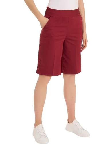 RAGNO BERMUDA DONNA CON BOTTONI SALSA