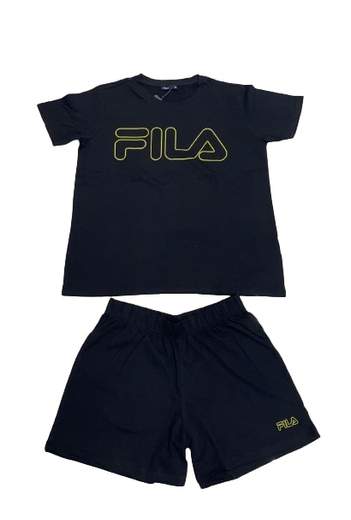 FILA PIGIAMA CORTO UOMO NERO FPS1191