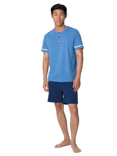 RAGNO PIGIAMA CORTO A SERAFINO CELESTE