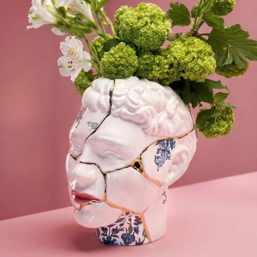 SELETTI 09947 VASO KINTSUGY HAED "HIM"