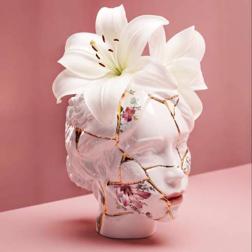 SELETTI 09946 VASO KINTSUGY HAED "SHE"