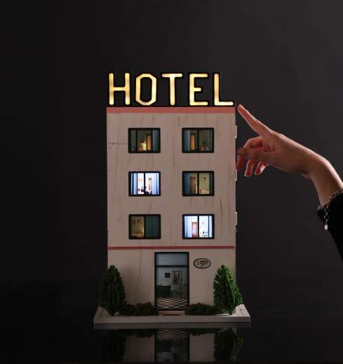 SELETTI 10457 LAMPADA DA TAVOLO HOTEL VOYEUR