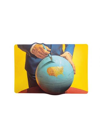 SELETTI TOVAGLIETTA TOILETPAPER GLOBE 02107                    