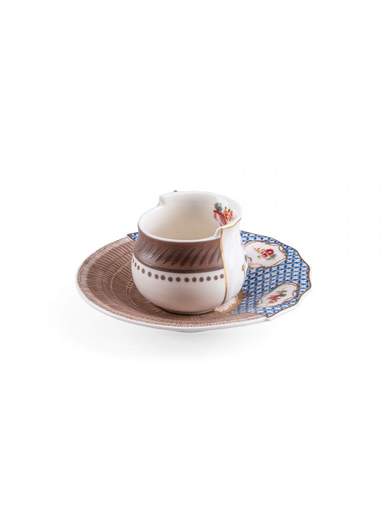 SELETTI TAZZINA DA CAFFE' CON PIATTINO HYBRID DJENNE 09161                    