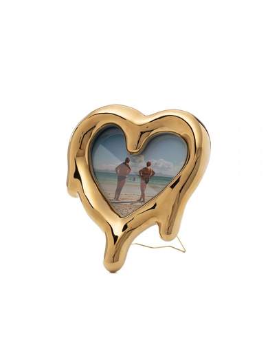 SELETTI SPECCHIO CORNICE MELTED HEART ORO 10059                    