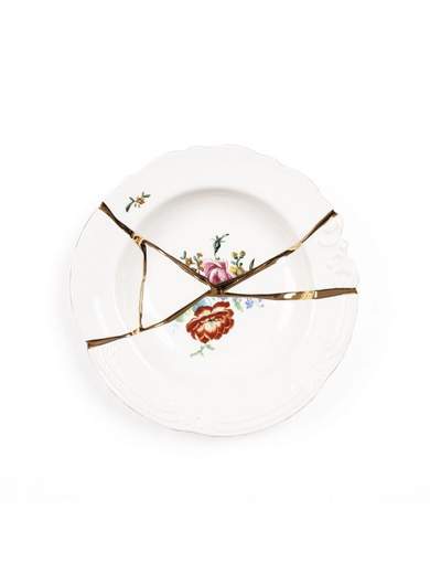 SELETTI PIATTO FONDO KINTSUGI09622                    
