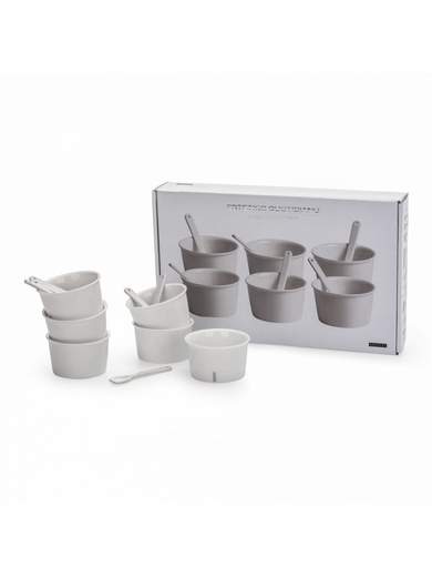SELETTI ESTETITICO QUOTIDIANO SET DA 6 COPPETTA GELATO  + PALETTINA 10642KIT                 