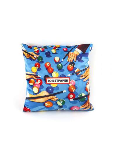 SELETTI CUSCINO TOILETPAPER SNOOKER 02302                    