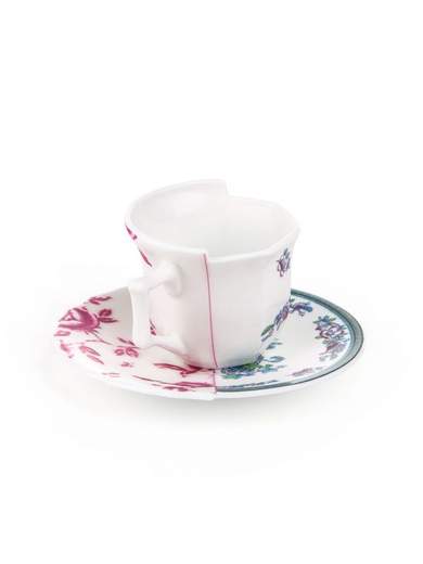 SELETTI TAZZINA DA CAFFE' CON PIATTINO HYBRID LEONIA 09742                    