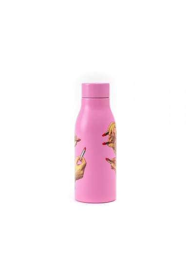 SELETTI BOTTIGLIETTA TERMICA TOILETPAPER LIPSTICKS PINK 15994                    