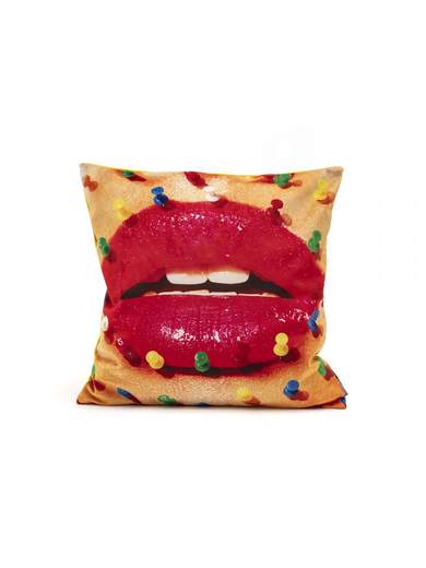 SELETTI CUSCINO TOILETPAPER MOUTHWITHPINS 02330 