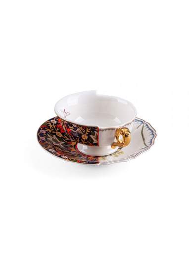 SELETTI TAZZA DA TE' CON PIATTINO HYBRID KANNAUJ 09172                    
