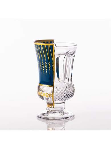 SELETTI SET 3 BICCHIERI IN VETRO HYBRID PANNOTIA 330 ml 09181