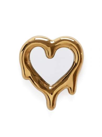 SELETTI SPECCHIO CORNICE MELTED HEART ORO 10059                    