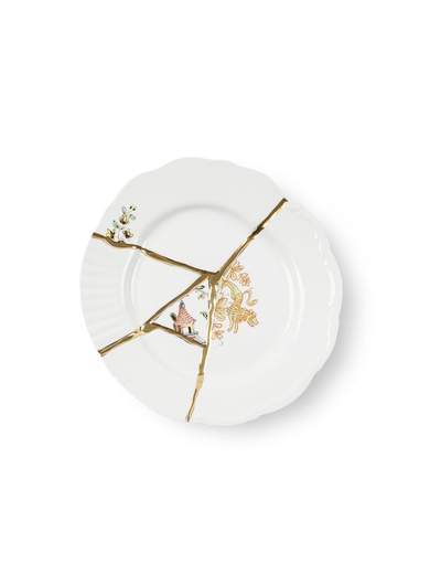 SELETTI PIATTO DESSERT KINTSUGI 09602                    