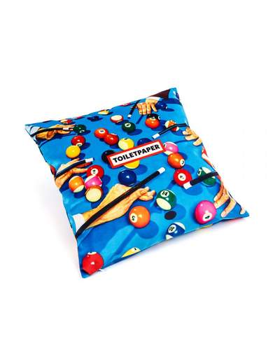 SELETTI CUSCINO TOILETPAPER SNOOKER 02302                    