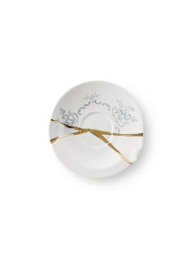 SELETTI TAZZINA DA CAFFE'CON PIATTINO KINTSUGI 09643                    