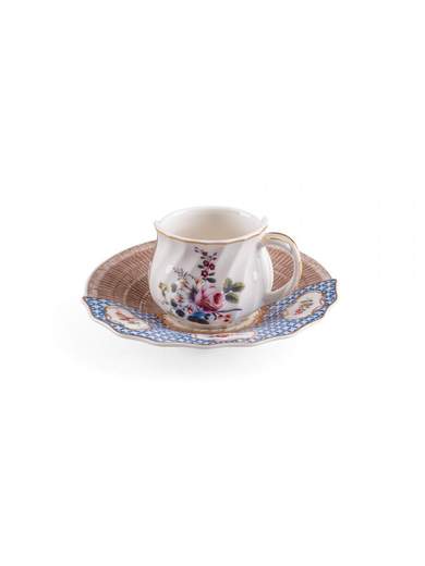 SELETTI TAZZINA DA CAFFE' CON PIATTINO HYBRID DJENNE 09161                    