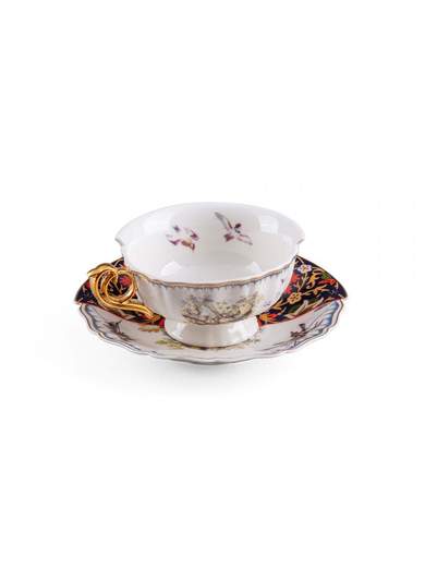 SELETTI TAZZA DA TE' CON PIATTINO HYBRID KANNAUJ 09172                    