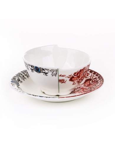 SELETTI TAZZA DA TE'  CON PIATTINO HYBRID ZORA 09744                    