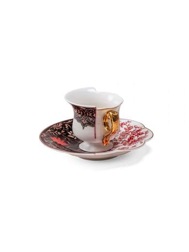 SELETTI TAZZINA DA CAFFE' CON PIATTINO HYBRID SAGALA 09162                    