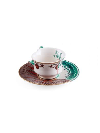 SELETTI TAZZINA DA CAFFE' CON PIATTINO HYBRID CHUCUITO 09163                    