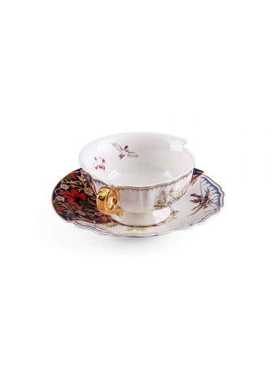 SELETTI TAZZA DA TE' CON PIATTINO HYBRID KANNAUJ 09172                    