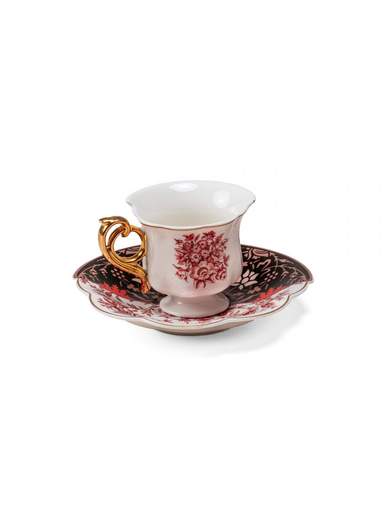 SELETTI TAZZINA DA CAFFE' CON PIATTINO HYBRID SAGALA 09162                    