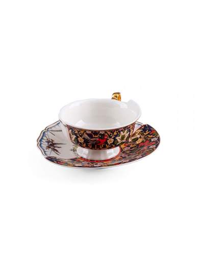SELETTI TAZZA DA TE' CON PIATTINO HYBRID KANNAUJ 09172                    