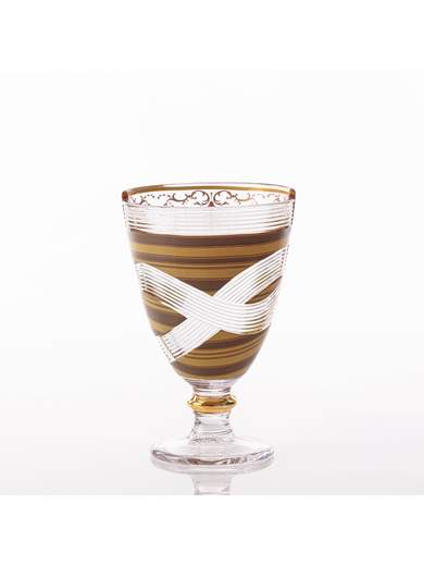SELETTI SET 3 BICCHIERI IN VETRO HYBRID PANNOTIA 330 ml 09181