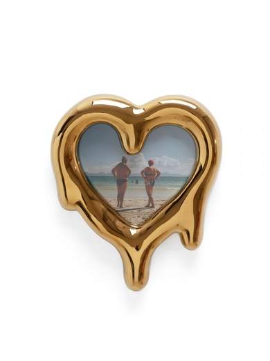 SELETTI SPECCHIO CORNICE MELTED HEART ORO 10059                    