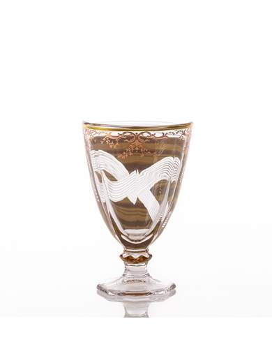 SELETTI SET 3 BICCHIERI IN VETRO HYBRID PANNOTIA 330 ml 09181