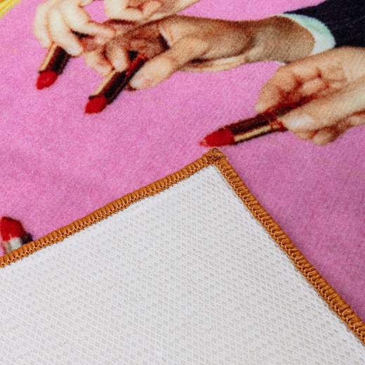 SELETTI 18184 TAPPETO TOILETPAPER "LIPSTICK PINK"