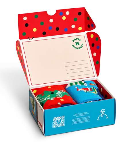 HAPPY SOCKS HAPPY HOLIDAYS SOCKS GIFT SET
