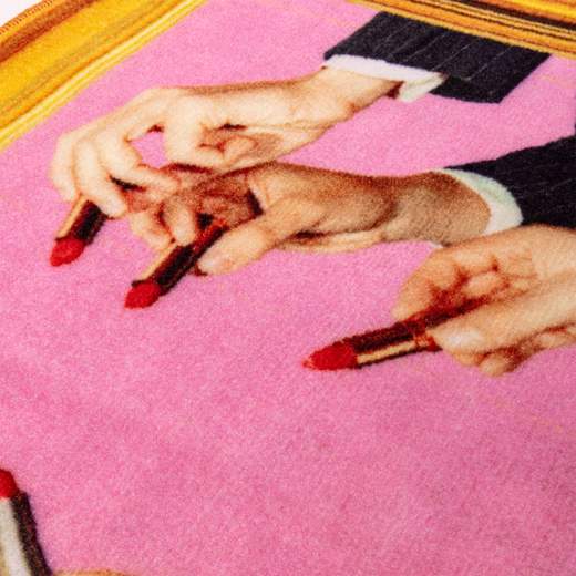 SELETTI 18184 TAPPETO TOILETPAPER "LIPSTICK PINK"