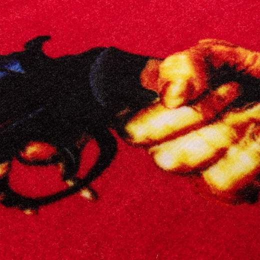 SELETTI 18188 TAPPETO BAGNO TOILETPAPER"REVOLVER"