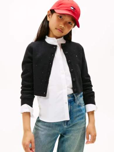 TOMMY HILFIGER CARDIGAN Bambine E Ragazze