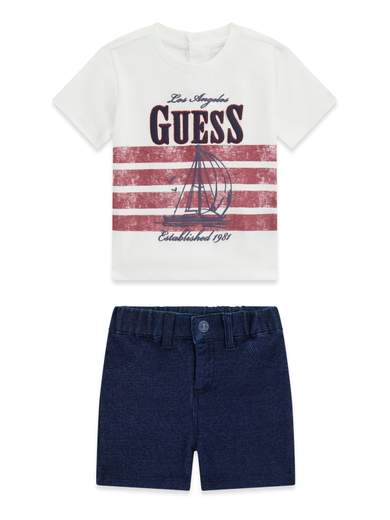 GUESS T-SHIRT + SHORTS Bimbo
