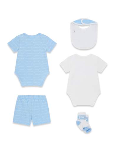 GUESS BODY + SHORT + BAVETTA + CALZINI Unisex Neonato