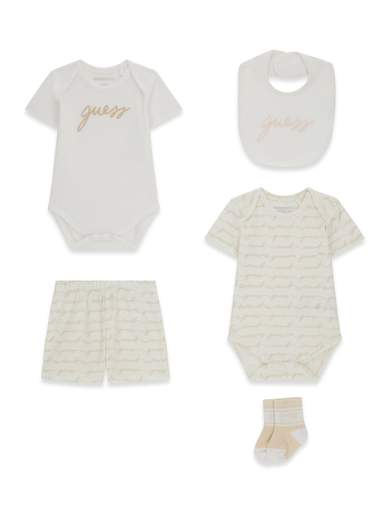GUESS BODY + SHORT + BAVETTA + CALZINI Unisex Neonato